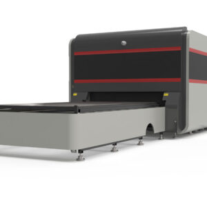 Boss Laser 6012-EXT Rear View Fiber Metal Laser Cutter