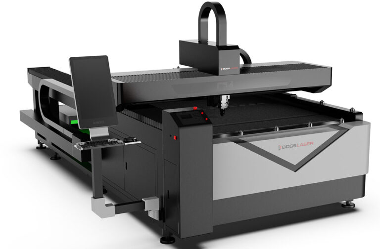 Hybrid CO2 and Fiber Laser Cutter