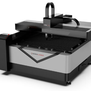 Hybrid CO2 and Fiber Laser Cutter