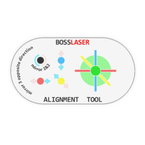 laser cutter engraver easy laser alignment tool boss target